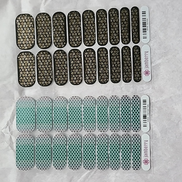 Large Jamberry metallic lot- Snow Day, Bumble, Mermaid Tales, Copper Ascent - Picture 2 of 7